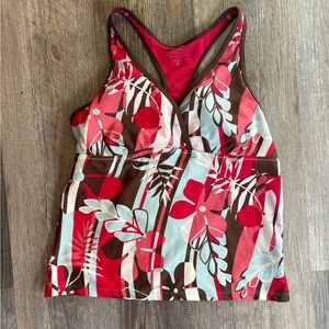 Athleta vintage Floral Strappy Tank Top